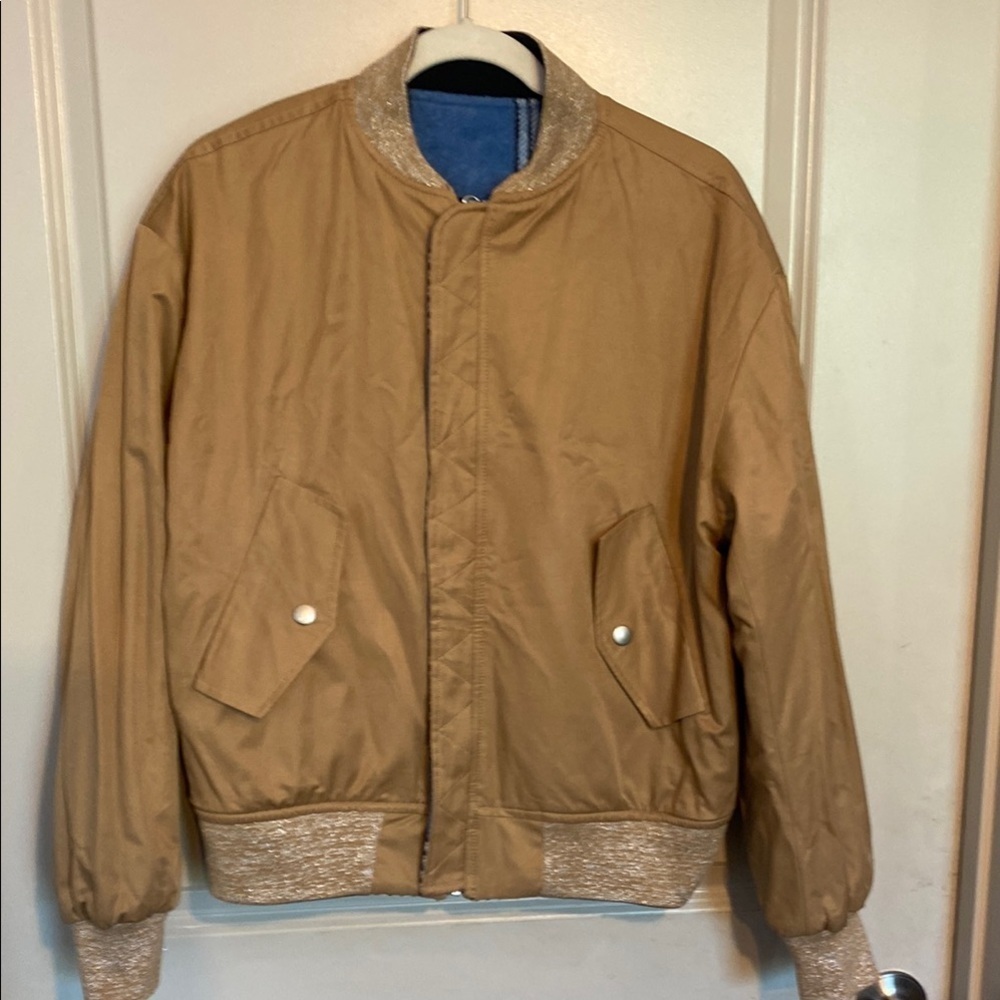 Reversible Bomber Jacket size Large